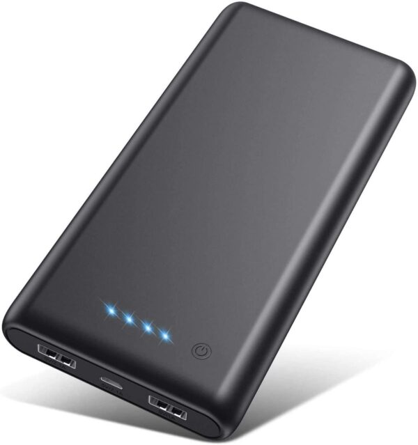 Portable Charger 26800mAh2020 Upgrade High CapacityPower Bank Ultra Compact External Battery Pack Backup with 4 LED Lights,Dual