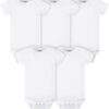 Gerber unisex-baby 5-pack Solid Onesies Bodysuits - Image 16