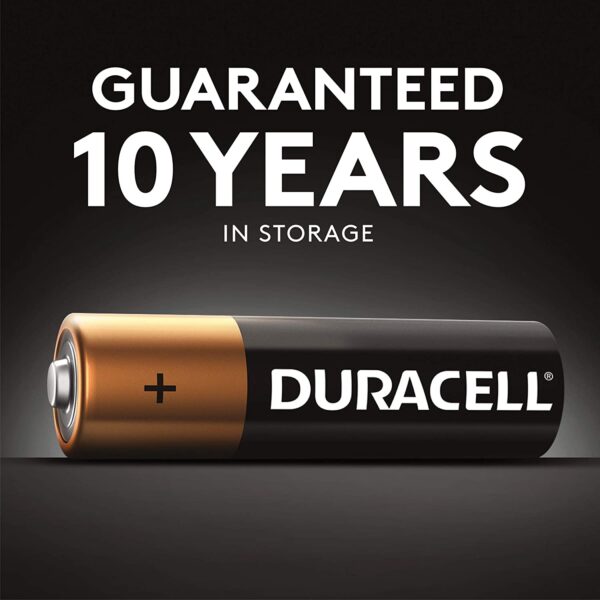 Duracell - CopperTop AA Alkaline Batteries - Long Lasting, All-Purpose Double A battery for Household and Business - 20 Count - Image 3