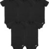 Gerber unisex-baby 5-pack Solid Onesies Bodysuits - Image 26