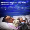 Northern Lights Aurora Projector, AIRIVO Star Projector Music Speaker, White Noise Night Light Galaxy Projector for Kids Adults - Image 15