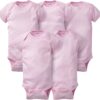 Gerber unisex-baby 5-pack Solid Onesies Bodysuits - Image 13