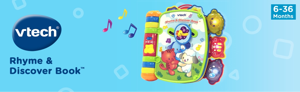 VTECH - RHYME AND DISCOVER BOOK