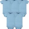 Gerber unisex-baby 5-pack Solid Onesies Bodysuits - Image 23