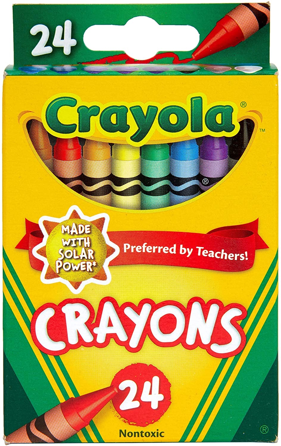  Crayons 24 Count - 4 Packs (52-3024) 96-Count : Toys & Games